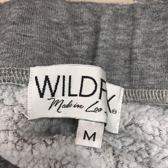 WILDFOX Jack Red Roses Embroidered Jogger Pants - Picture 7 of 9